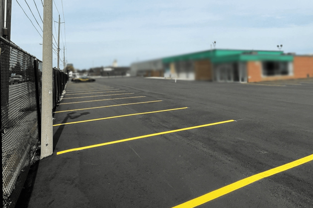 Parking Lot Line Painting By Artform Construction Ltd