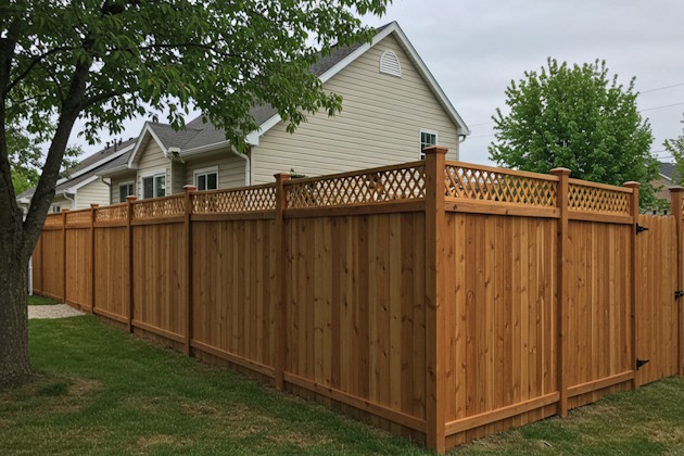 Wood Fence By Artform Construction Ltd In Edmonton