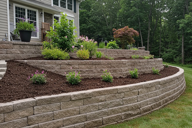 Residential Retaining Walls By Artform Construction