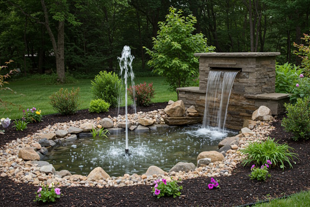 Residential Landscape Water Feature