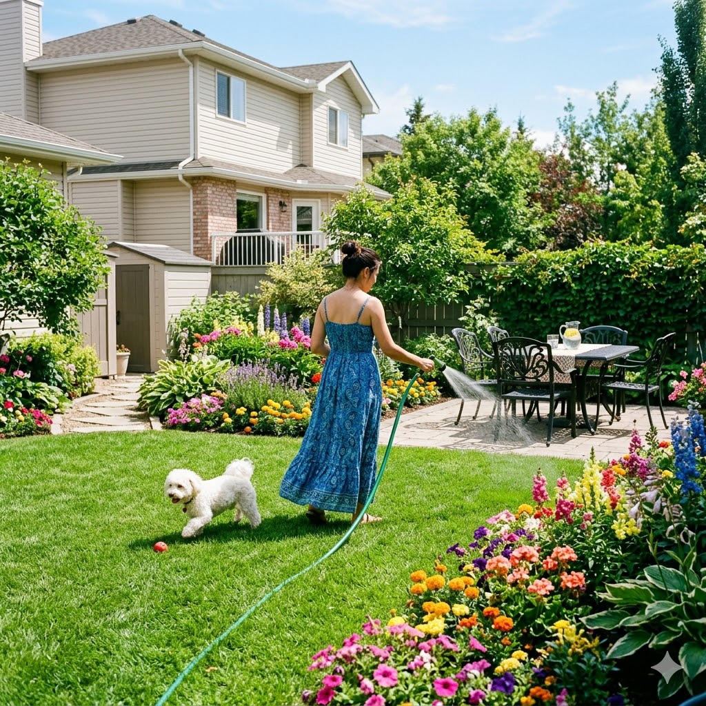 Lawn Removal Grass Replacement Edmonton
